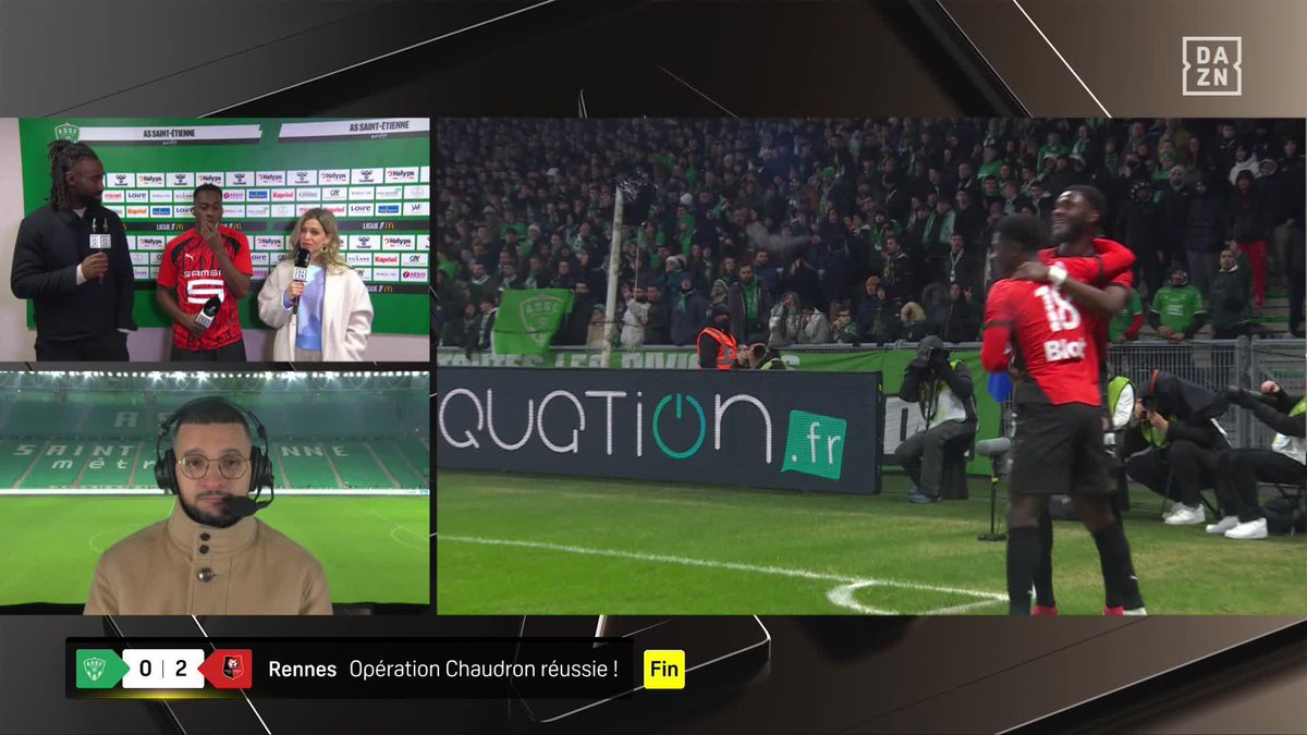 🎙️ | Élu homme du match, Arnaud Kalimuendo ne désire qu’une chose : que la dynamique de l’équipe se poursuive ! 🙌 🔗 #ASSESRFC