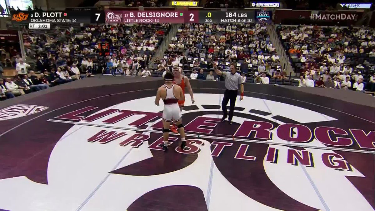 Another victory for the Cowboys!!!! Oklahoma State up 17-13 after eight