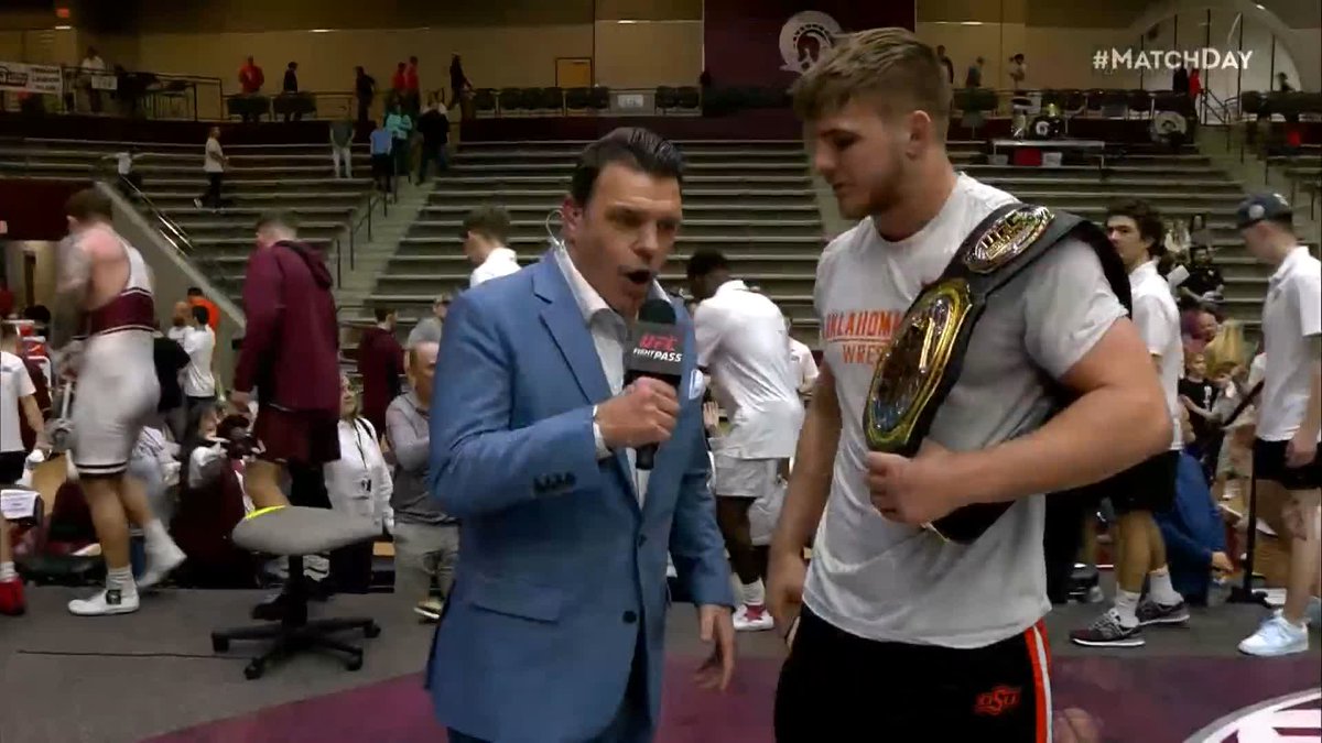 LUKE SURBER IS YOUR OUTSTANDING WRESTLER OF THE DUAL!! OSU Cowboy Wrestling CFFC MATCH DAY | College Wrestling