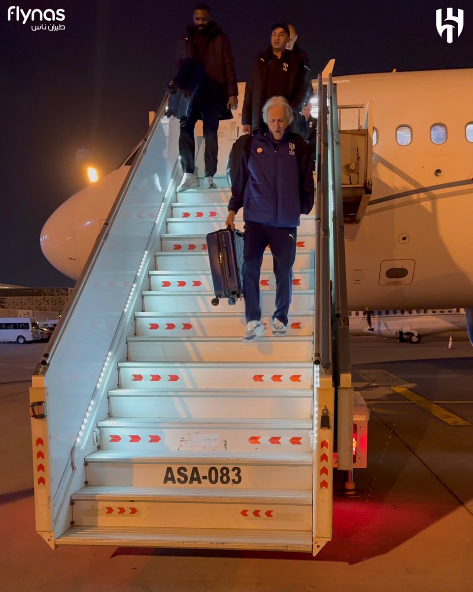 🛬 وصلنا الرياض.. ومساء الاثنين نعود لتدريباتنا ⁧#الهلال