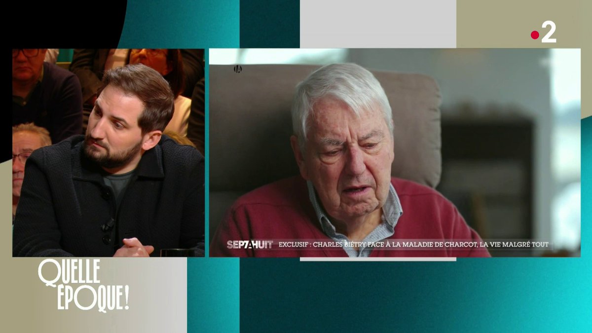 🗣 "C'est une force de la nature Charles" Nathalie Iannetta évoque "La Dernière Vague", l'ouvrage poignant de Charles Bietry qui retrace son combat face à la maladie de Charcot. Tous les bénéfices du livre sont reversés à la recherche sur la SLA (maladie de Charcot). #QuelleEpoque France tv Léa Salamé Editions Flammarion