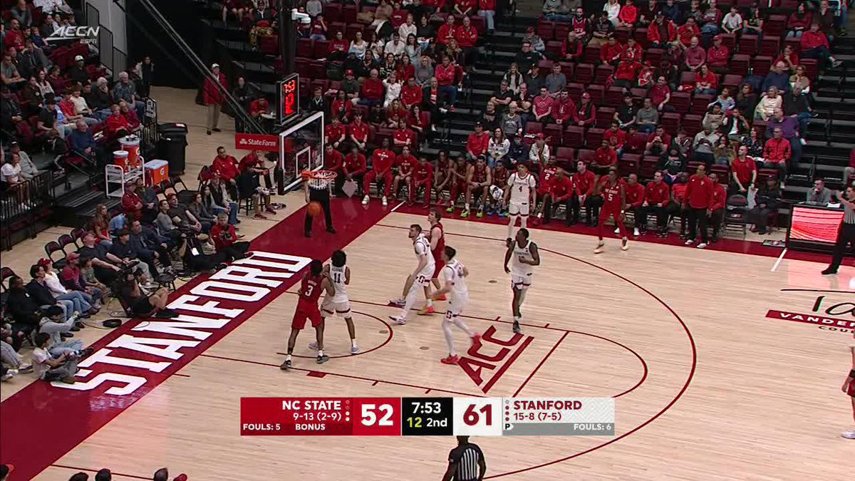 Needed it! Trey has a season-high 17 with 7:45 to play 📺: ACC Network