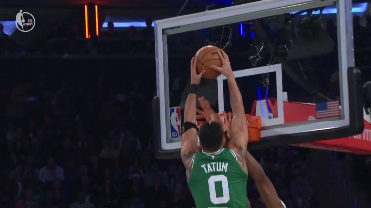 TATUM POSTER ON THE FIRST BUCKET OF THE GAME 😤 📺 ABC, ESPN+
