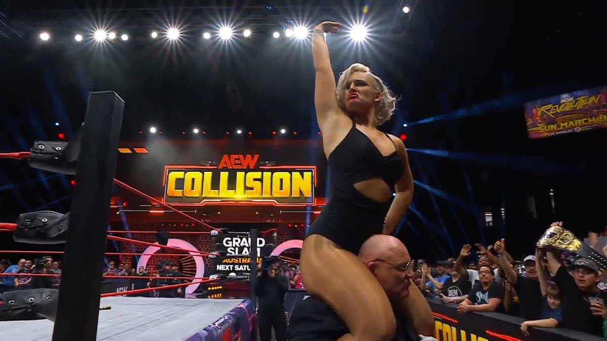 In ONE WEEK 'Timeless' Toni Storm FINALLY gets her rematch in Australia at the Woman from Hell who broke her heart! Watch #AEWCollision LIVE on TNT Drama & @SportsOnMax art | #ToniStorm