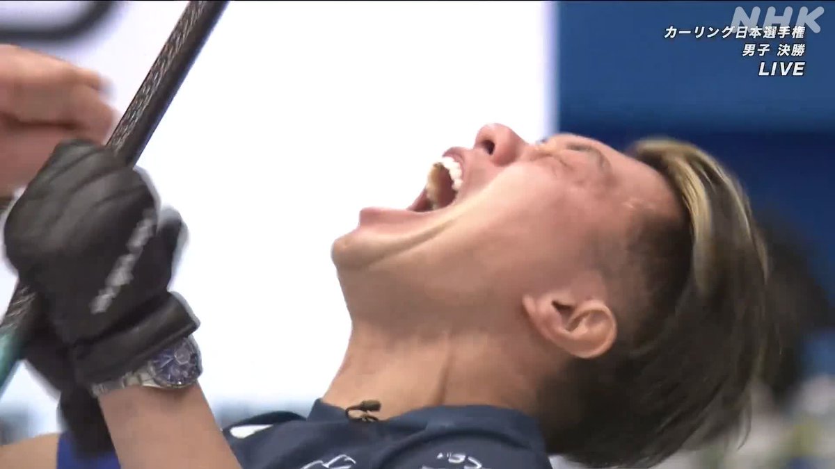 【速報動画📺】 #カーリング日本選手権🥌男子決勝 準決勝に続き計測での決着 SC軽井沢クラブが2年ぶりの優勝 SC軽井沢クラブ 7-5 ロコ・ソラーレ 👇試合結果は番組HPでチェック✅ #カーリング