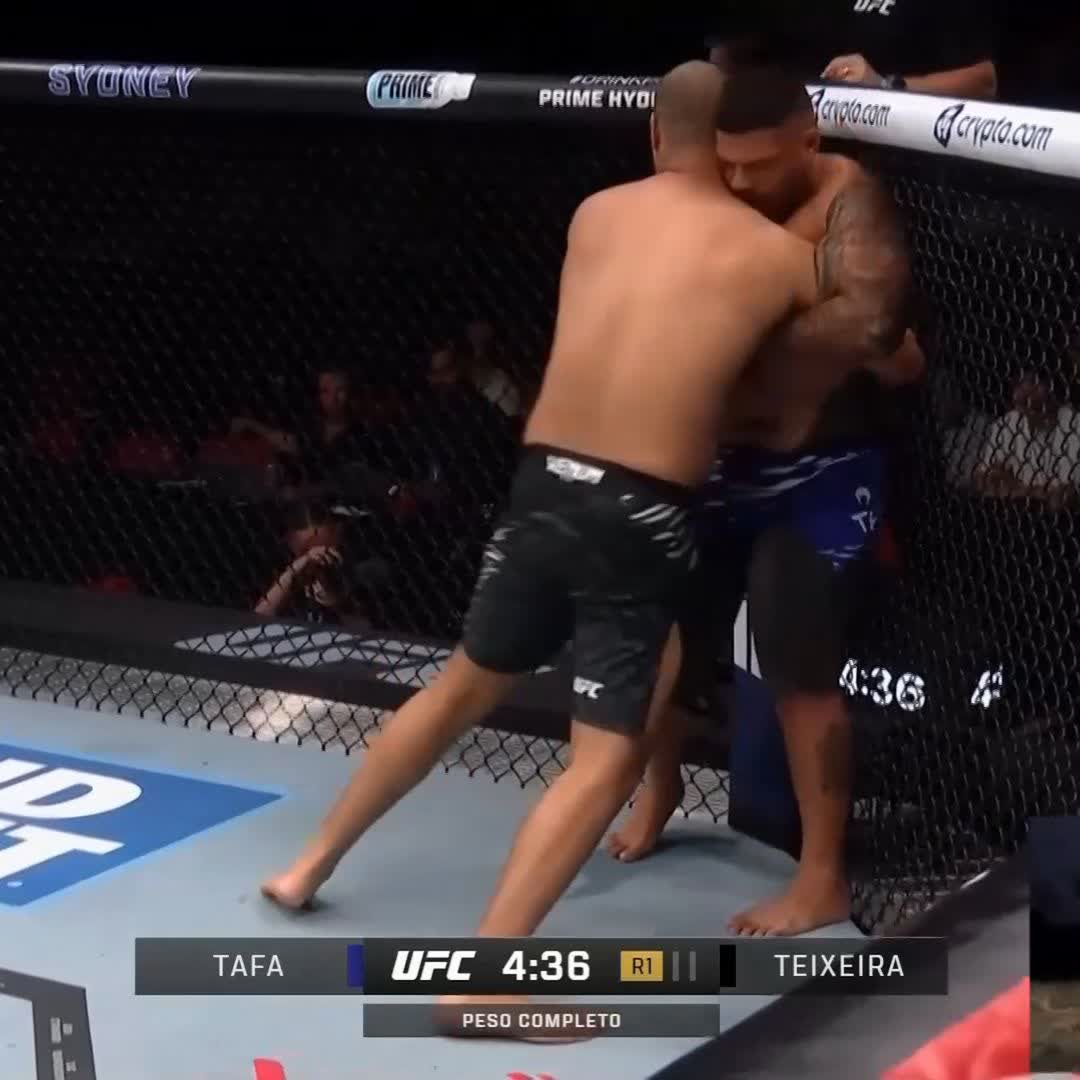 😱 Se termina! Tallison Teixeira 🇧🇷 finaliza a Tafa en #UFC312