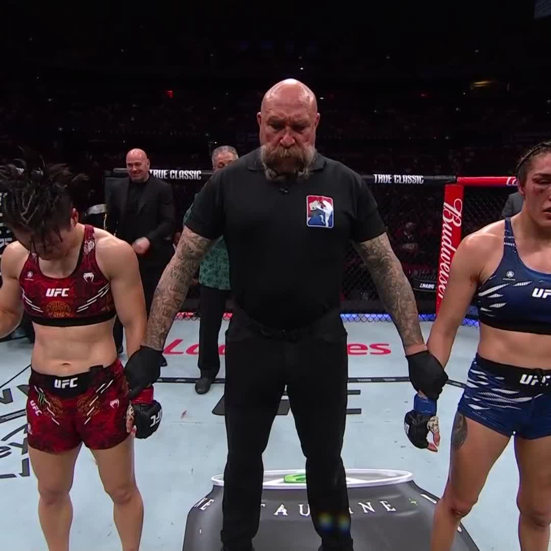 QUEEN OF THE STRAWWEIGHTS 👑 Zhang Weili proves she's the best in the world with a UD victory! #UFC312