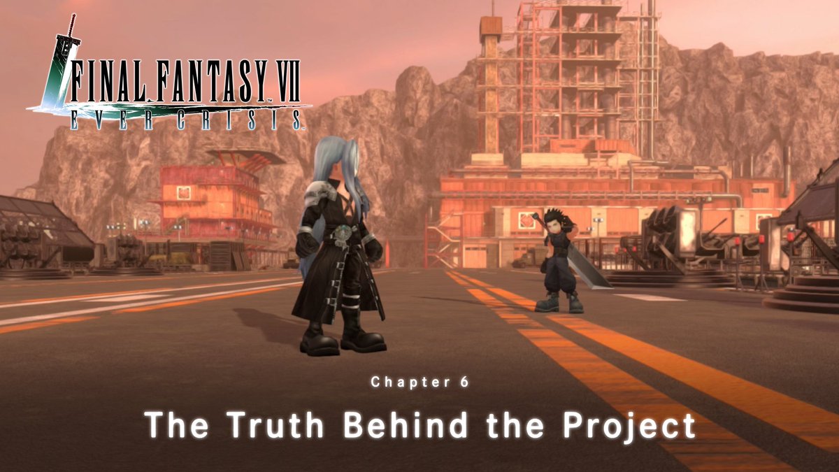 New Chapter Coming Soon The new chapter CRISIS CORE -FINAL FANTASY VII- CHAPTER 6 The Truth Behind the Project will be released Feb. 12 6:00 PM PST! Enjoy the release of this new chapter! #FF7EC #FF7EverCrisis