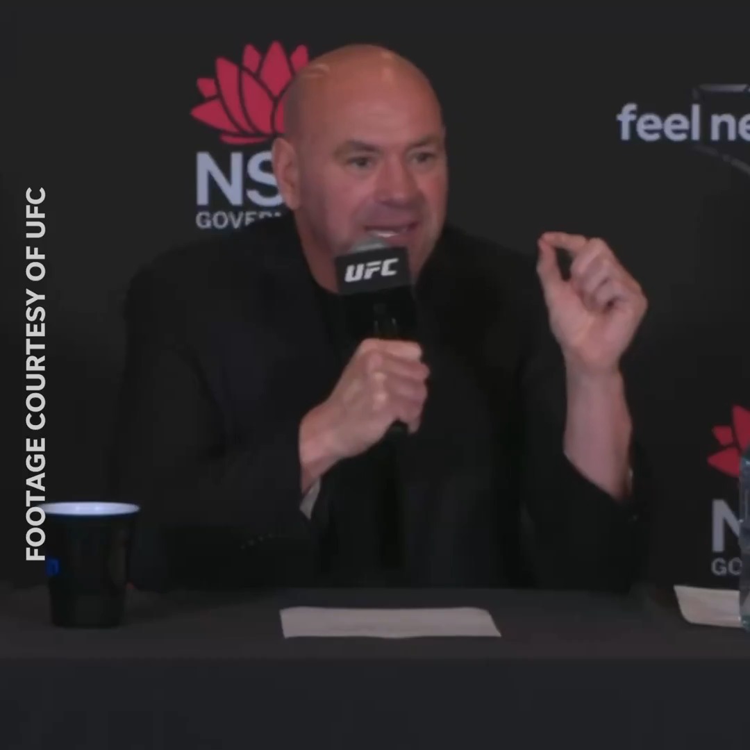 "You guys have to have the biggest p*ssies of all time in the media here." Dana White lays into Australian media after #UFC312 😳 🎥 @UFC