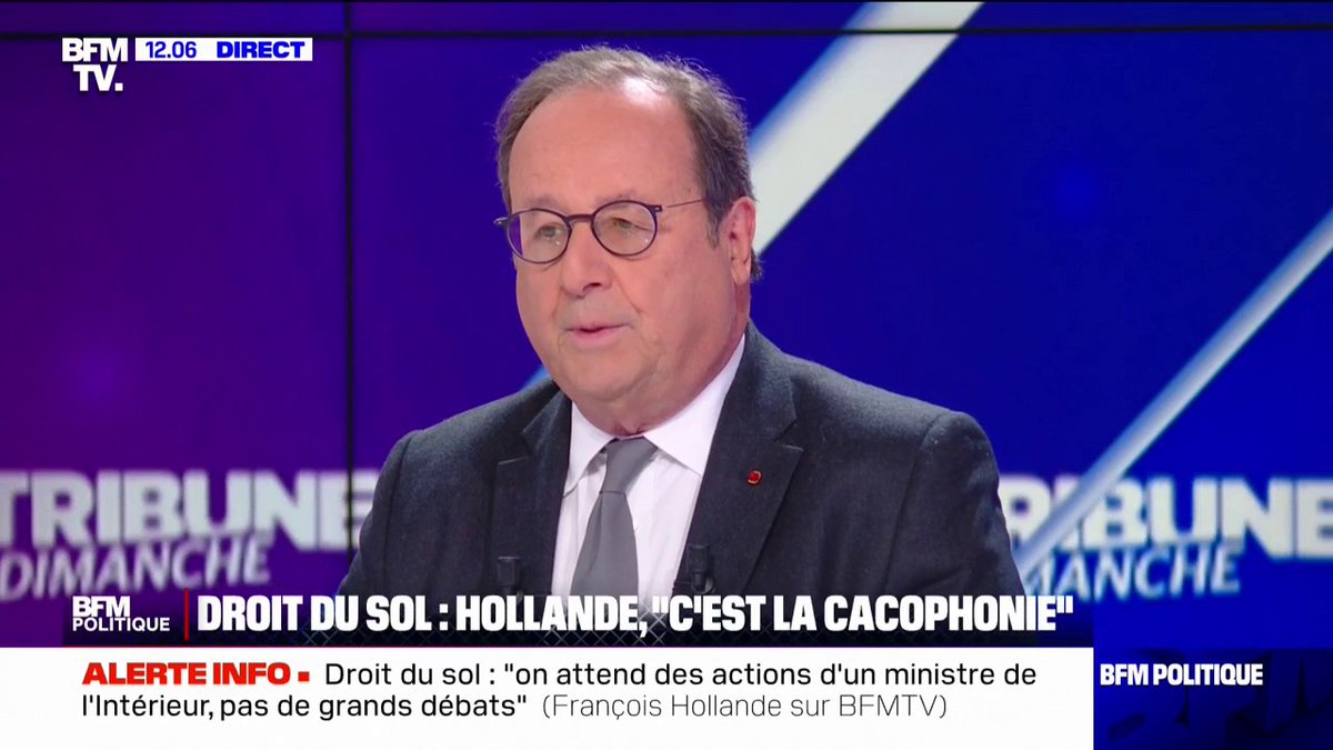 🔴ALERTE INFO Droit du sol : Ce débat est "inutile" selon François Hollande et ce droit est un "fondement de notre République" selon lui. C'est faux, ce n'est pas une obligation dans la constitution de 1958, ni dans la déclaration des droits de l'homme.