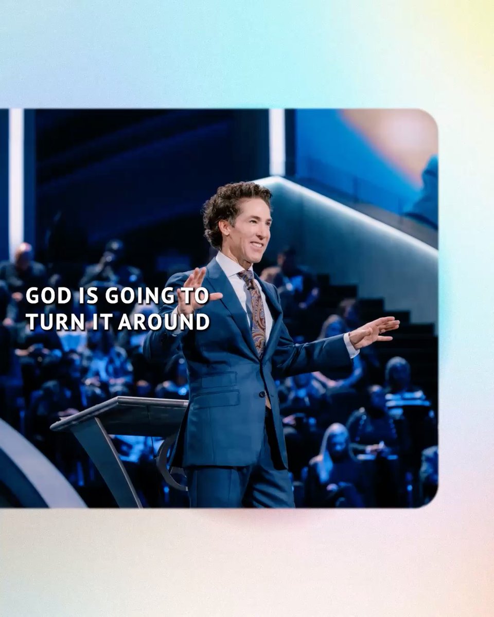 The Scripture says, “God turns mourning into dancing. He turns sorrow into joy.” God can turn sickness into health, lack into abundance, addictions into freedom, problems into opportunities. Tune into Joel’s message today! "Just the Opposite"