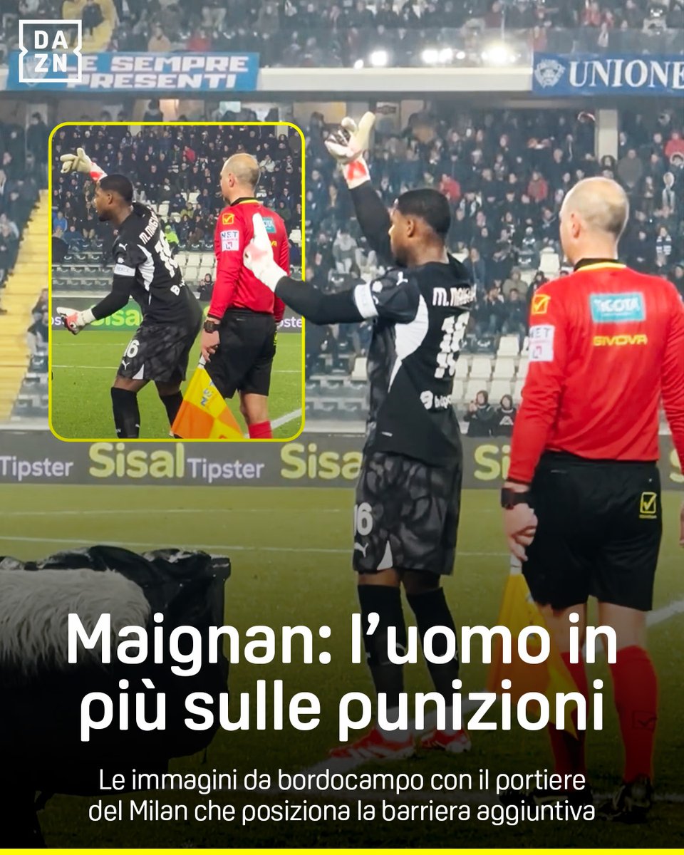 🧤 Maignan: 𝒍'𝒖𝒐𝒎𝒐 𝒊𝒏 𝒑𝒊𝒖' sulle punizioni del Milan ⛳ 🎤 Tommaso Turci #Maignan #SerieAEnilive #DAZN