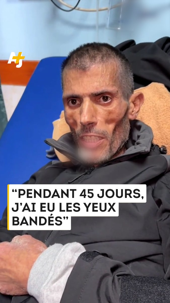 “Pendant 45 jours, j’ai eu les yeux bandés et j’étais à genoux.” Un ex-prisonnier palestinien, libéré samedi parmi les 183 Palestiniens échangés contre 3 otages israéliens, raconte les tortures subies en détention.