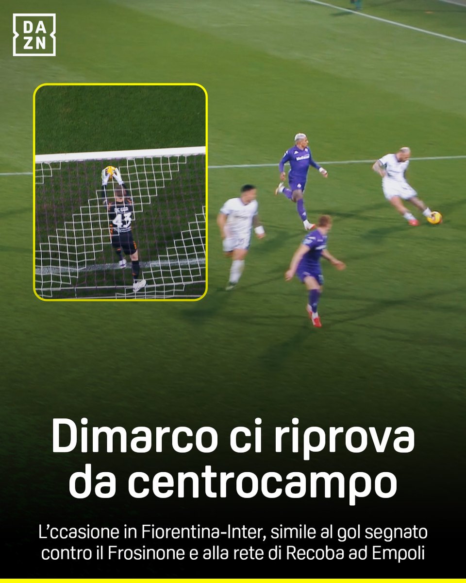 𝙇𝙤 𝙨𝙩𝙖𝙫𝙖 𝙥𝙚𝙧 𝙧𝙞𝙛𝙖𝙧𝙚, Dimarco! 🤏 Come Recoba a Empoli, come 𝑫𝒊𝒎𝒂𝒔𝒉 col Frosinone 🫡 #Dimarco #SerieAEnilive #DAZN