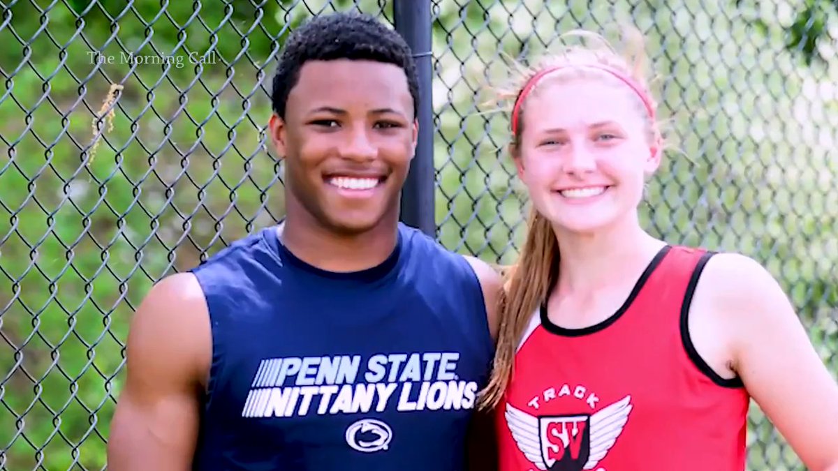 You may remember this Saquon Barkley story. The eventual Penn State Football and NFL star, then in high school, gave his first track and field gold medal to another athlete 😊 The Journey spotlighted the moment in this 2017 feature 👇 #B1GFootball x #SuperBowlLIX