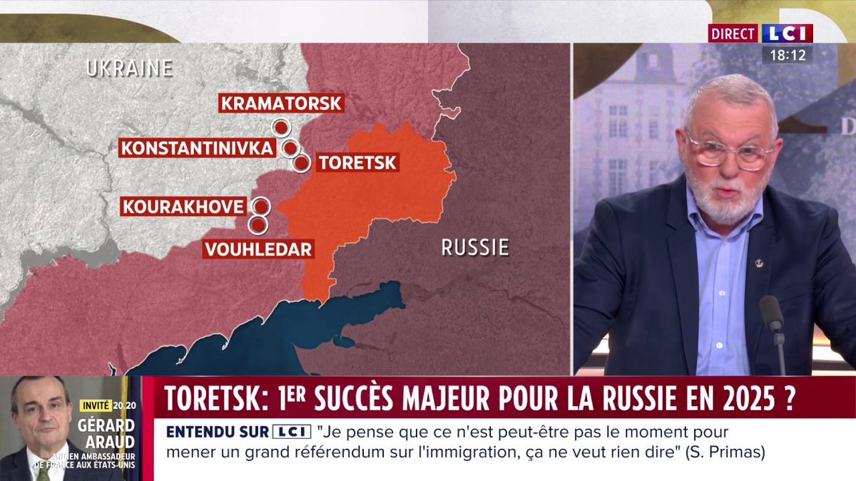 🗣️ "C'est peut-être le phénomène le plus étonnant du moment : les Russes ne progressent quasiment plus." analyse le Colonel Michel Goya