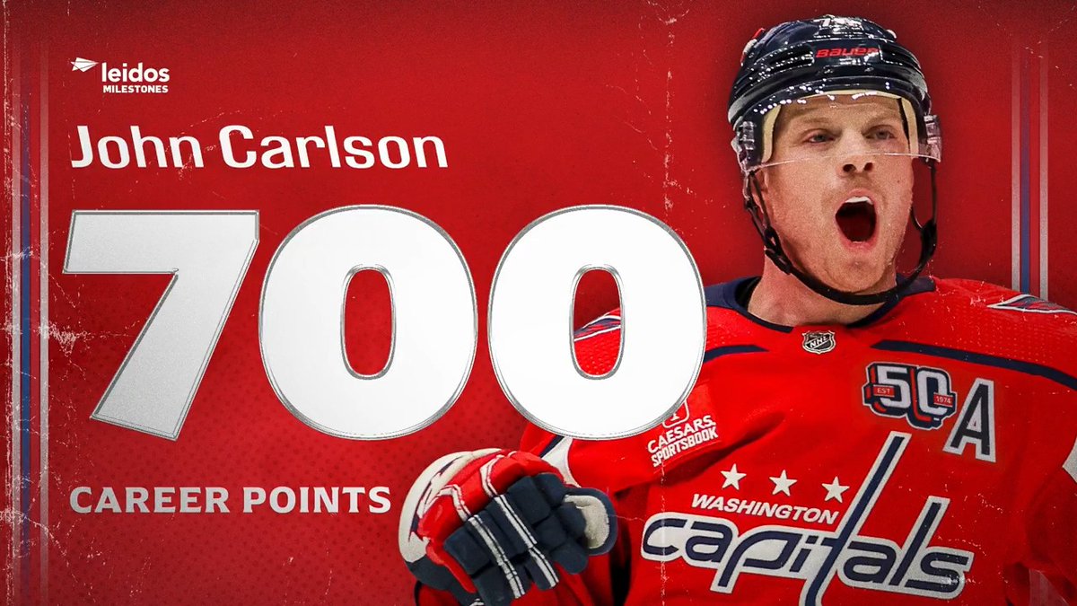 Confidence is Johnny. And Johnny is a Capital through and through. It was, is, and will always be incredible watching you your whole career, John Carlson! #ALLCAPS | Leidos