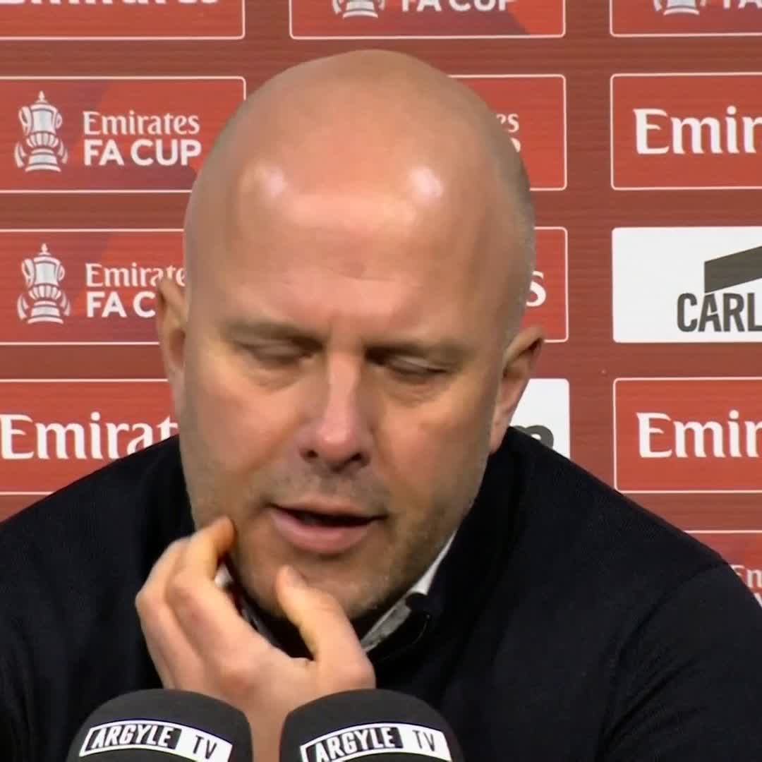 🗣️ "Not a lot to be happy about" Arne Slot reacts to Liverpool's shock defeat to Plymouth which sent them out of the FA Cup 🏆