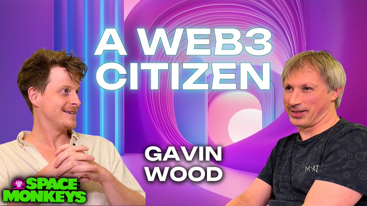 S P A C E M O N K E Y S ˄͎ Podcast Gavin Wood: A Web3 Citizen → Proof of Personhood 👥 feat. Gavin Wood w/ Jay Chrawnna Show Notes: Dive deep into the Proof of Personhood concept with none other than Dr. Gavin Wood, the mastermind behind Polkadot & Ethereum. In this exclusive interview, we explore how this new approach to individuality in the digital world can combat the privacy-invasive practices of Web 2, offering a new way to verify personhood without the need for invasive tracking. Discover the implications for blockchain governance, digital citizenship, and how this could reshape online interactions. We cover the innovative "DIMS" (Decentralized Individuality Mechanisms) that Gavin proposes to solve the Personhood problem. Whether you're into blockchain technology, privacy concerns, or just curious about the future of the internet, this video is packed with insights that could change how we think about digital personhood. Join us as we discuss: 🔹 The difference between identity & individuality 🔹 How Proof of Personhood works without compromising privacy 🔹 Real-world applications & potential use cases 🔹 Challenges like AI disruption & how to overcome them Jump in! ↯ 0:00 Snowboarding 3:45 Light Beers 4:50 Privacy Concerns 6:39 Individuality vs Identity 10:14 Motivations 14:48 Web3 Citizenship 22:18 Governance Augmentations 23:45 Reputation 24:44 Justice 27:05 Contextual Aliases 31:17 Decentralized Inividuality Mechanisms 34:01 AI Digression 36:07 Back to DIM 1 41:02 DIMs 2 & 3? 45:34 Benefits & Utility 48:54 Grim Discourse 51:46 Blockchain for Nations Follow The Kus for more! ❤️🤖
