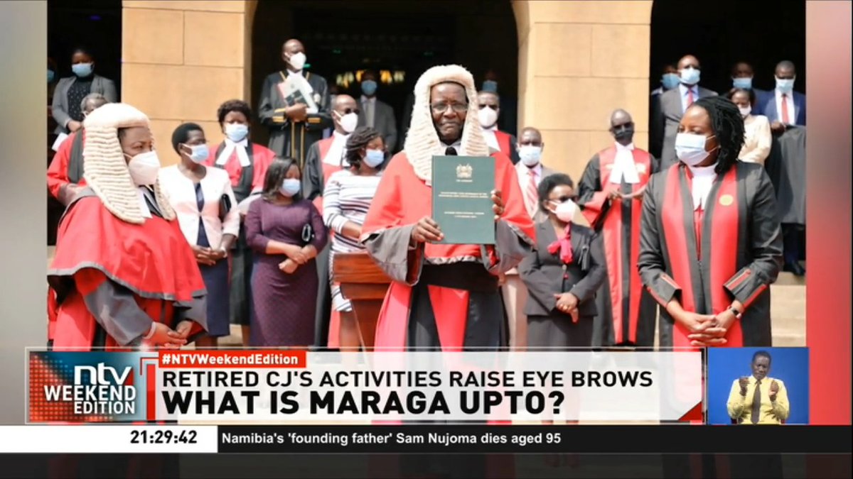 What Is Maraga Up To? Is retired CJ David Maraga planning to vie for the presidency in 2027? Maraga's recent activities seem to suggest that the retired CJ may be harbouring political ambitions. David Muthoka #NTVWeekendEdition