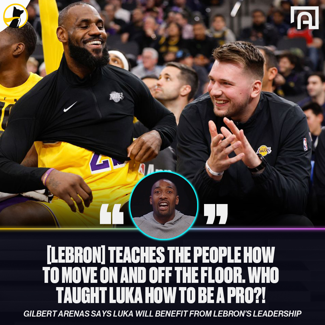 LeBron is ready to hand the Lakers’ keys over to Luka 🤝