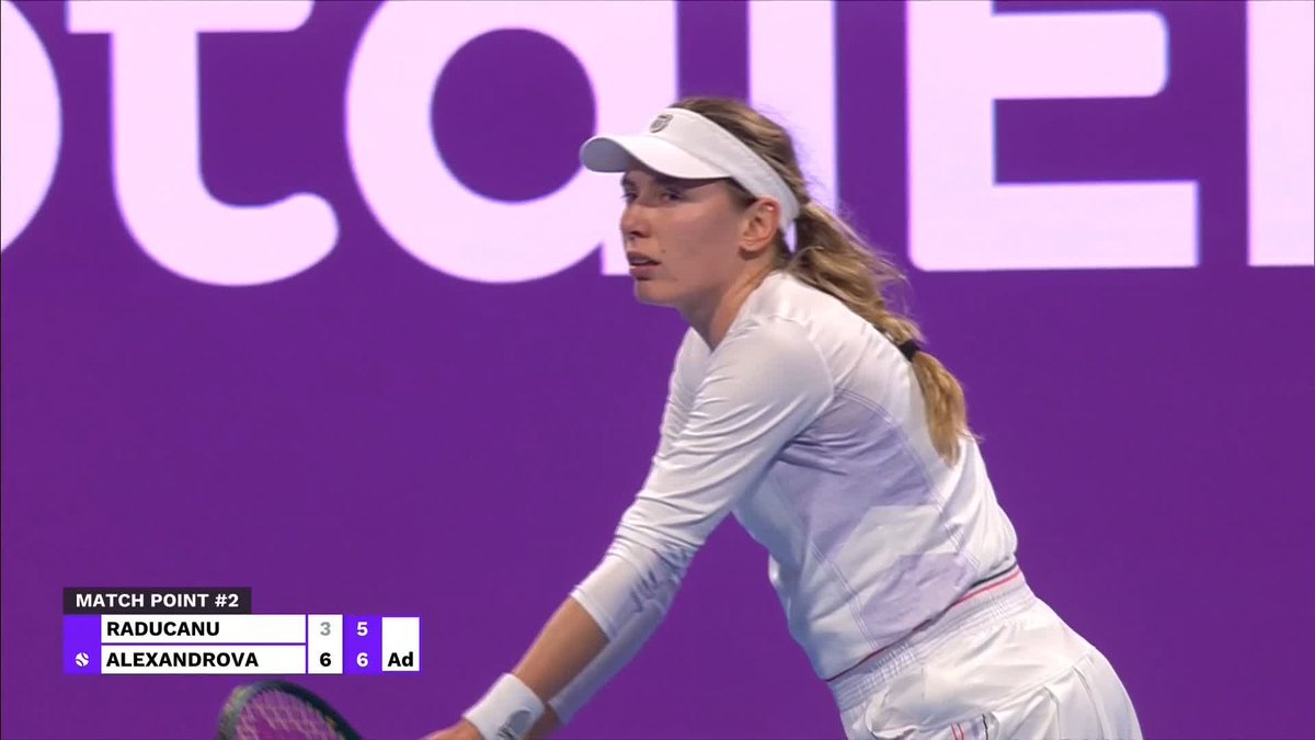 Emma Raducanu's losing streak continues as Ekaterina Alexandrova wins in Qatar 🚨