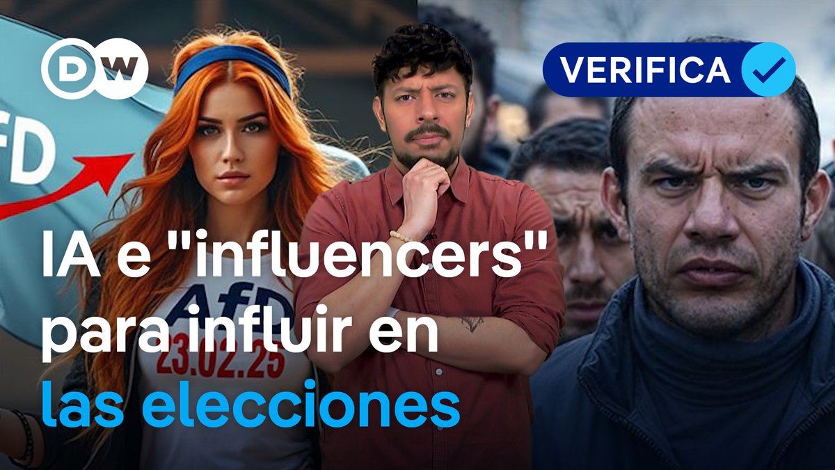 Cómo la ultraderecha usa "influencers" generadas con IA para difundir sus mensajes 'Influencers' generadas con #IA difunden desinformación y contenido político en las redes sociales. Sus mensajes son claramente de ultraderecha y prorrusos ¿Pero quién está detrás de ellas y qué objetivo tienen? #DWVerifica