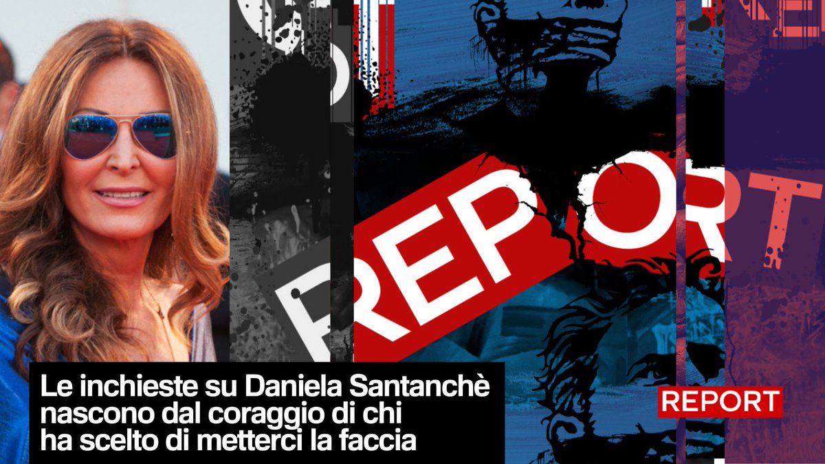 Le inchieste su Daniela Santanchè nascono dal coraggio di chi ha scelto di metterci la faccia. Segui #Report ora in diretta su #Rai3👇