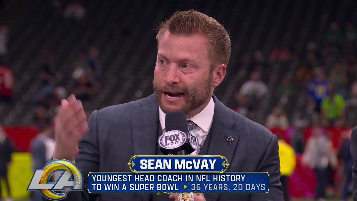 "If I'm Kansas City I'm saying hey-- Mahomes be Michael Jordan." Los Angeles Rams HC Sean McVay gives his thoughts on tonight's #SuperBowlLIX matchup