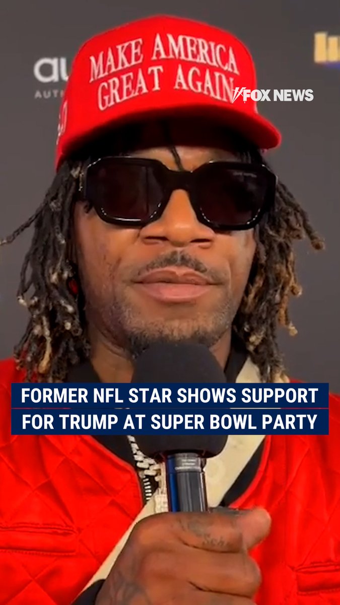 'LOVE IT': Adam “Pacman” Jones showcased his support for President Trump while sporting a “Make America Great Again” hat at a Super Bowl LIX bash, ahead of the president's Super Bowl appearance.