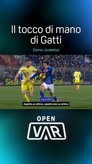 Il tocco di mano di Gatti in #ComoJuve analizzato a #OpenVAR 🔎🖥️ #DAZNSerieAShow #SerieAEnilive #DAZN