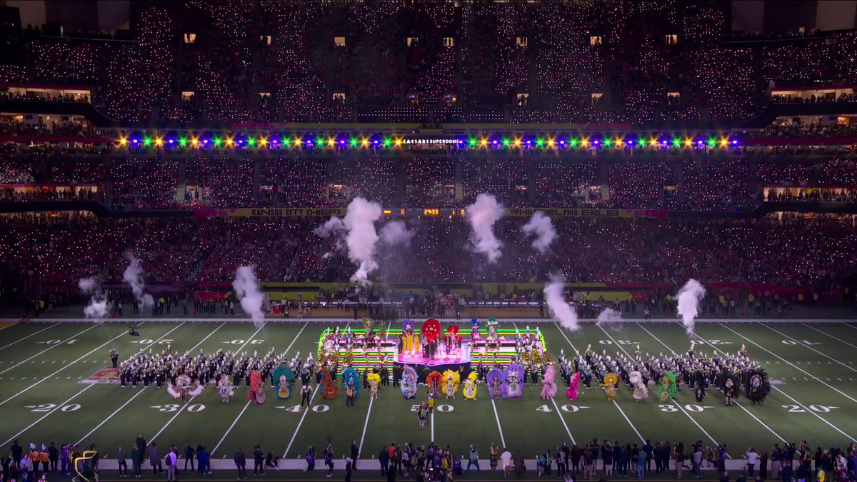 Southern University’s Human Jukebox performed during pregame of Super Bowl LIX: