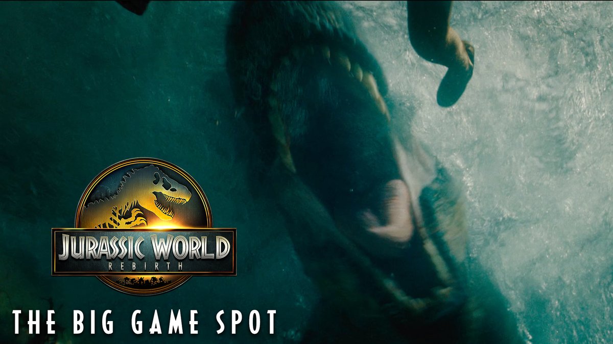 The #SuperBowl teaser for ‘JURASSIC WORLD: REBIRTH’ has been released. In theaters on July 2.