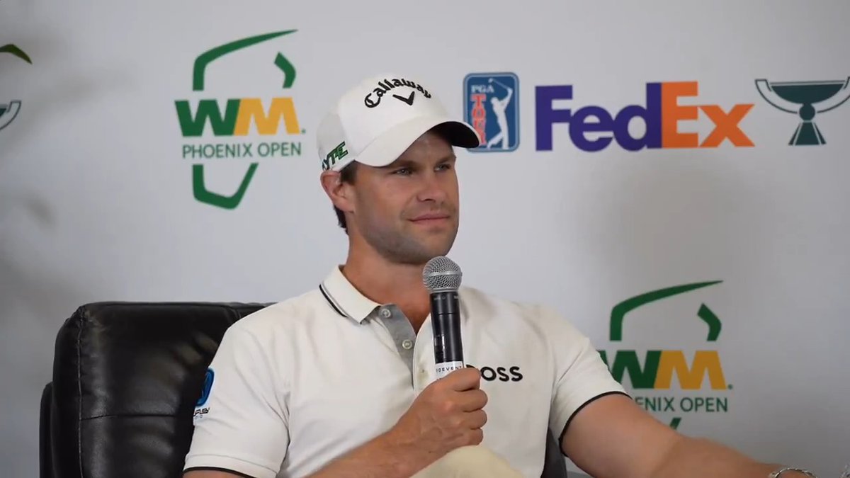 🎙️ @TomDetry meets with the media after winning WM Phoenix Open