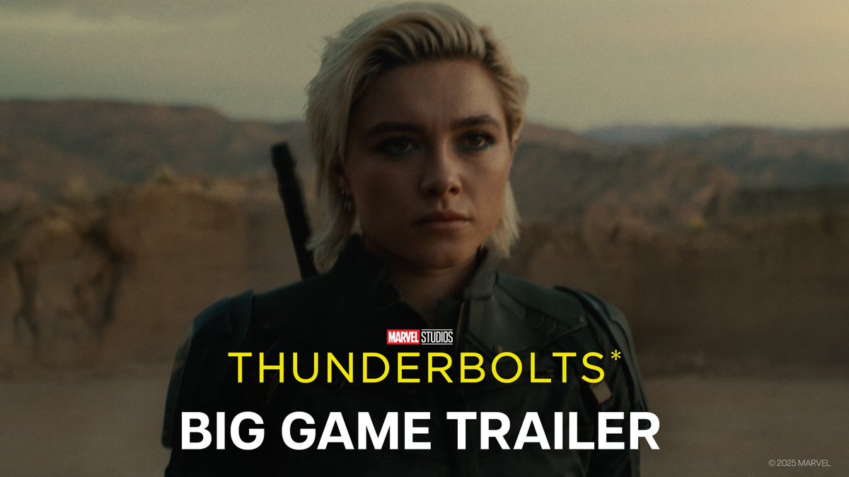 Not super. Not heroes. Not giving up. Watch the new trailer for Marvel Studios’ #Thunderbolts* only in theaters May 2.