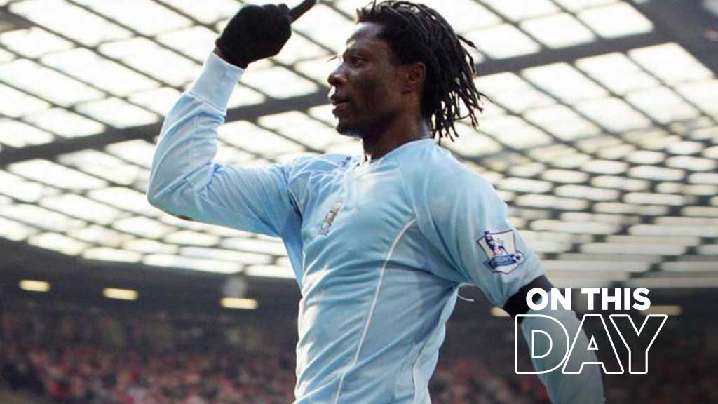 #OnThisDay: Manchester United 1-2 #ManCity [2008] ⚽️ [90'] Michael Carrick - ⚽️ [24'] Darius @vasselldotnet ⚽️ [45'] Benjani Mwaruwari
