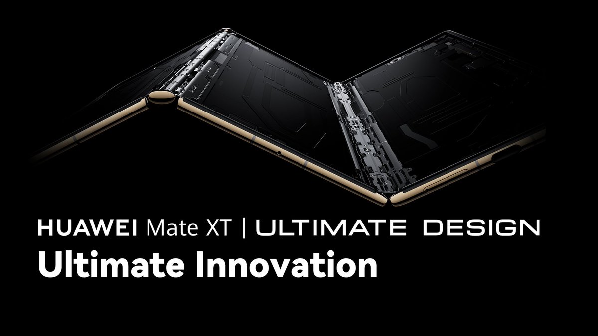 Uncover the innovation behind the groundbreaking Advanced Precision Hinge System. A new chapter in foldable smartphones awaits. #HUAWEIMateXT #ULTIMATEDESIGN
