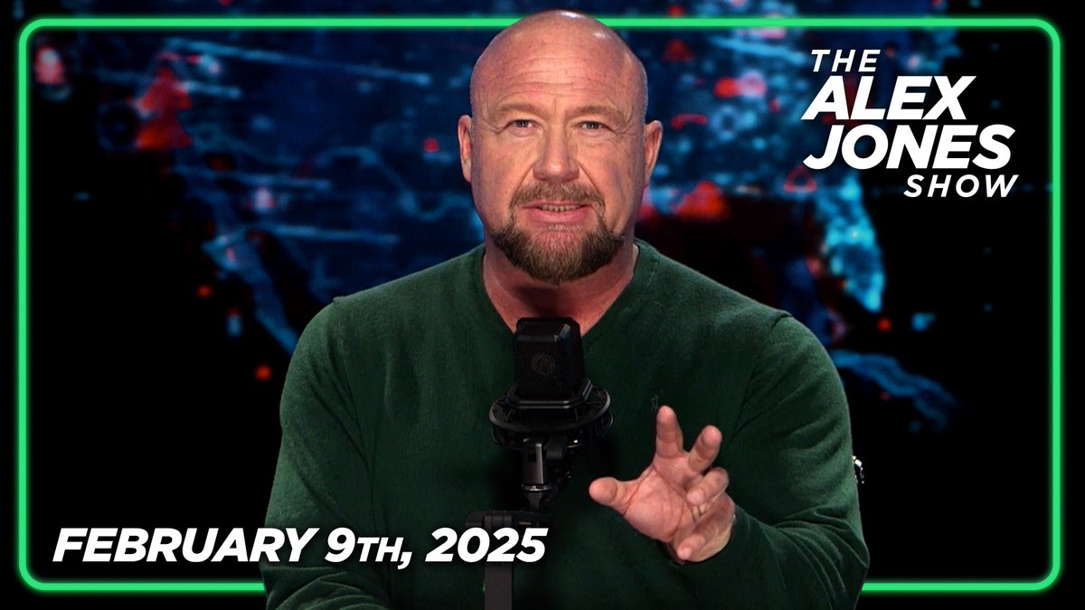 FULL SUNDAY SHOW 2/9/25 — Trump’s Approval Rating Shoots To An All-Time High As Musk’s DOGE SPARTANS Dismantle The Deep State Crime Network In Live Time Must-Watch/Share Super Bowl LIX Sunday Edition With Alex Jones! » WATCH/SHARE THE LIVE X STREAM HERE: