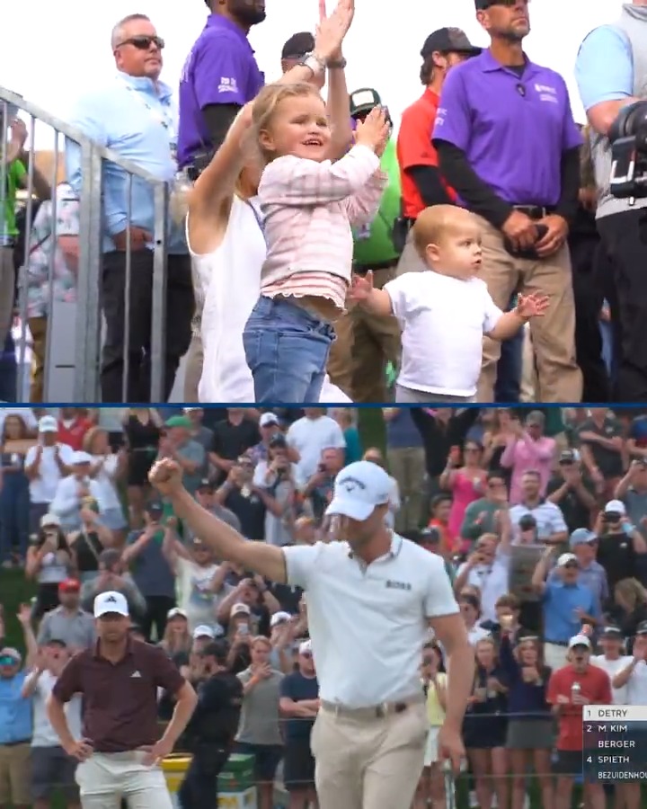 Winning with family 🥹 A moment @TomDetry will never forget.
