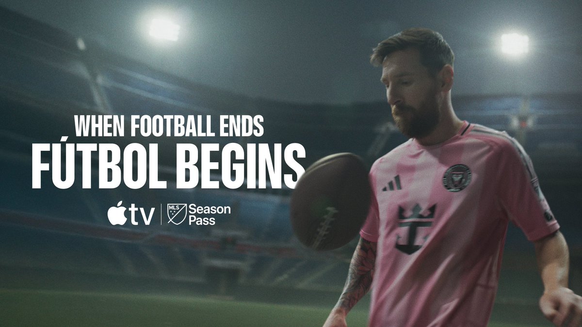 Fútbol begins February 22. Watch on Apple TV. #MLSSeasonPass