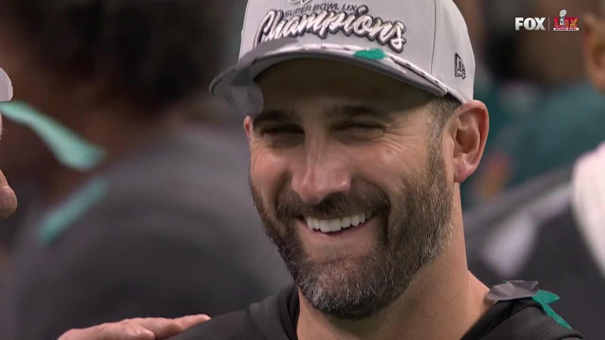 "Let's run this s--- back, Kellen." Nick Sirianni after winning Super Bowl LIX 🤣 (📺 FOX)