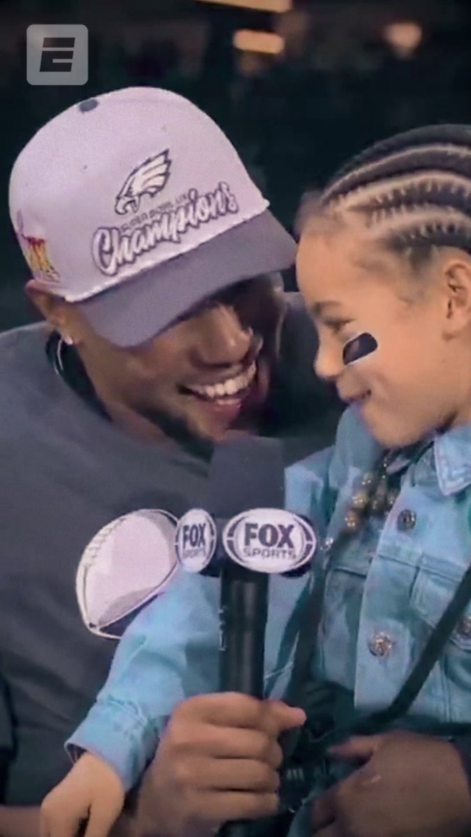 .Saquon Barkley's daughter knew it all along ❤️