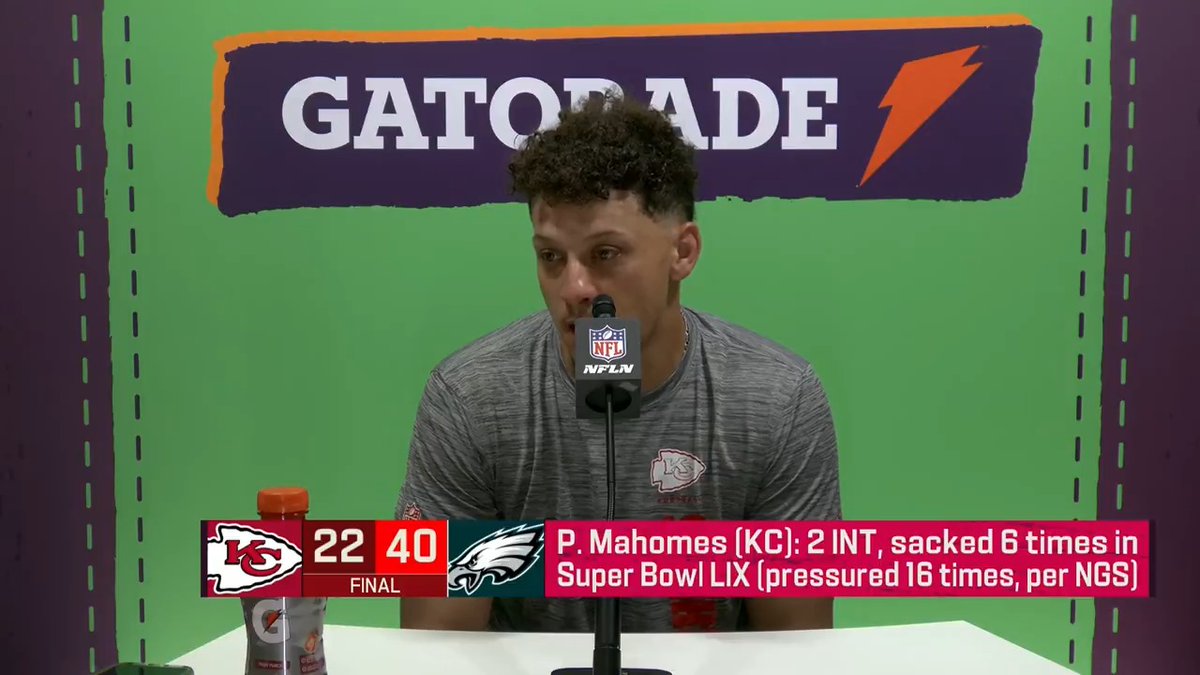 .Patrick Mahomes II discusses how this Super Bowl loss will motivate him for the rest of his career.