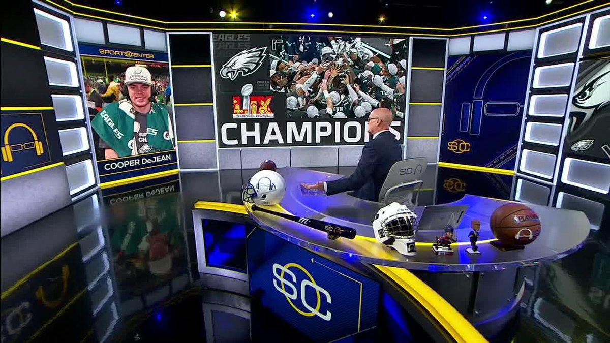 "Right when I touched it.” –Cooper DeJean to Scott Van Pelt on thinking about the end zone after intercepting Mahomes