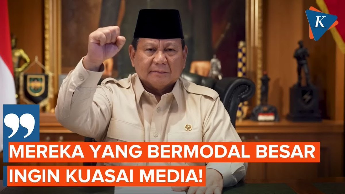 Prabowo Wanti-wanti Pers, Sebut Ada Pemodal Besar Ingin Kuasai Media | #Prabowo #Pers