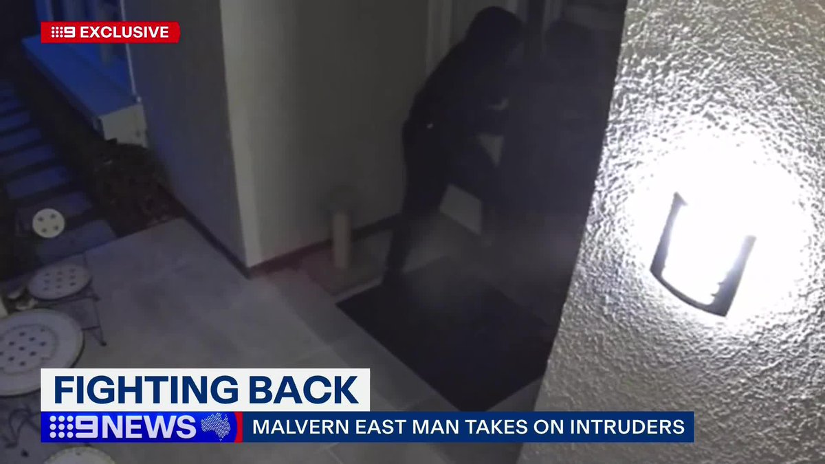 A Malvern East man has fought back against a gang of intruders who tried to break into his home this morning. Police are investigating whether the group is also responsible for five other home invasions that happened across Melbourne's eastern suburbs. Lana Murphy #9News