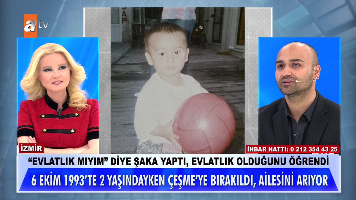 6 Ekim 1993'te 2 yaşındayken Çeşme'ye bırakıldı, ailesini arıyor. #MügeAnlıİleTatlıSert #MügeAnlı atv