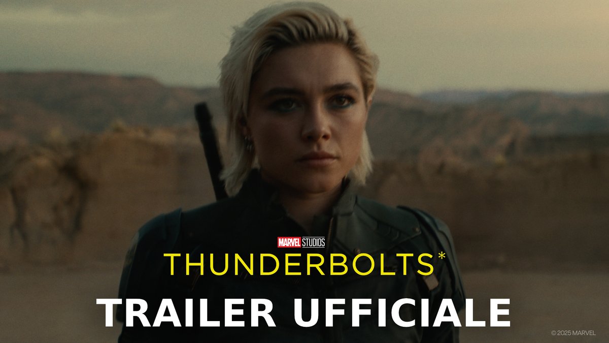 Poco super. Poco eroi. Molto determinati. Guarda il nuovo trailer di #Thunderbolts*, il nuovo film Marvel Studios, dal 30 Aprile solo al cinema.