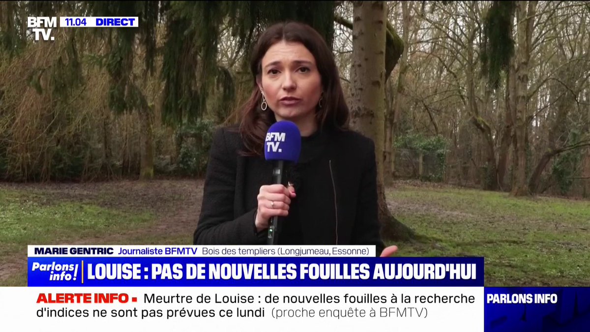 Meurtre de Louise: pas de nouvelles fouilles prévues ce lundi