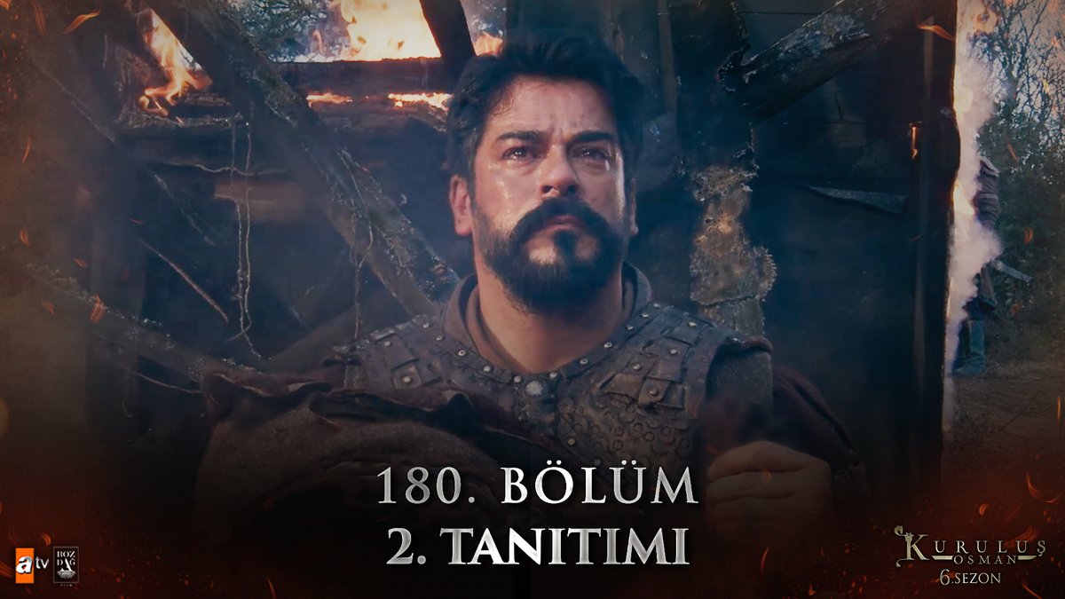 “Bundan gayrı ölmek bana, yaşamak size haram!" 180. Bölüm 2. Tanıtımı💥 #KuruluşOsman yeni bölümüyle Çarşamba 20.00’de atv’de! ⚔️ “No more dying for me, no more living for you!” Episode 180 - Teaser 2 💥 atv Bozdağ Film